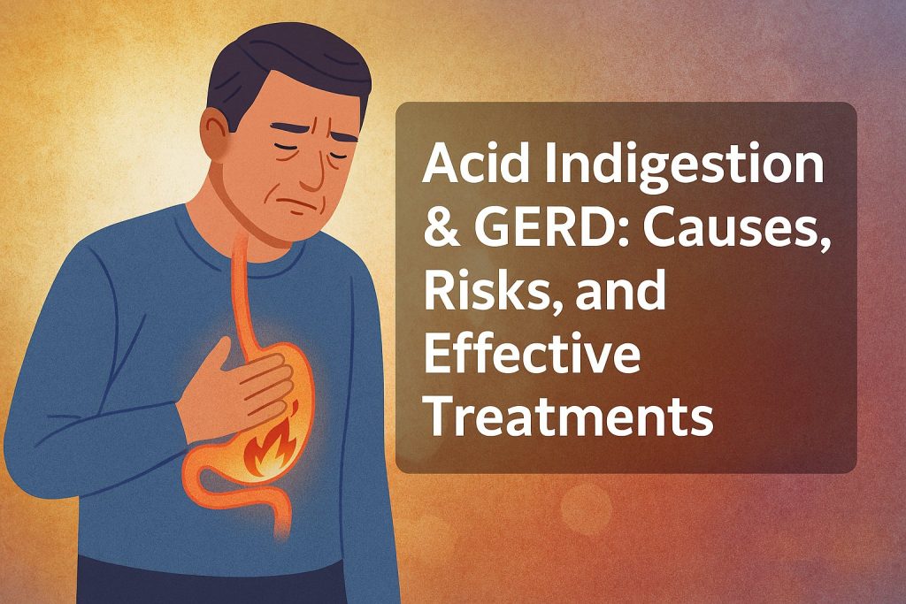 Acid Indigestion and GERD: Causes, Risks, and Effective Treatments 