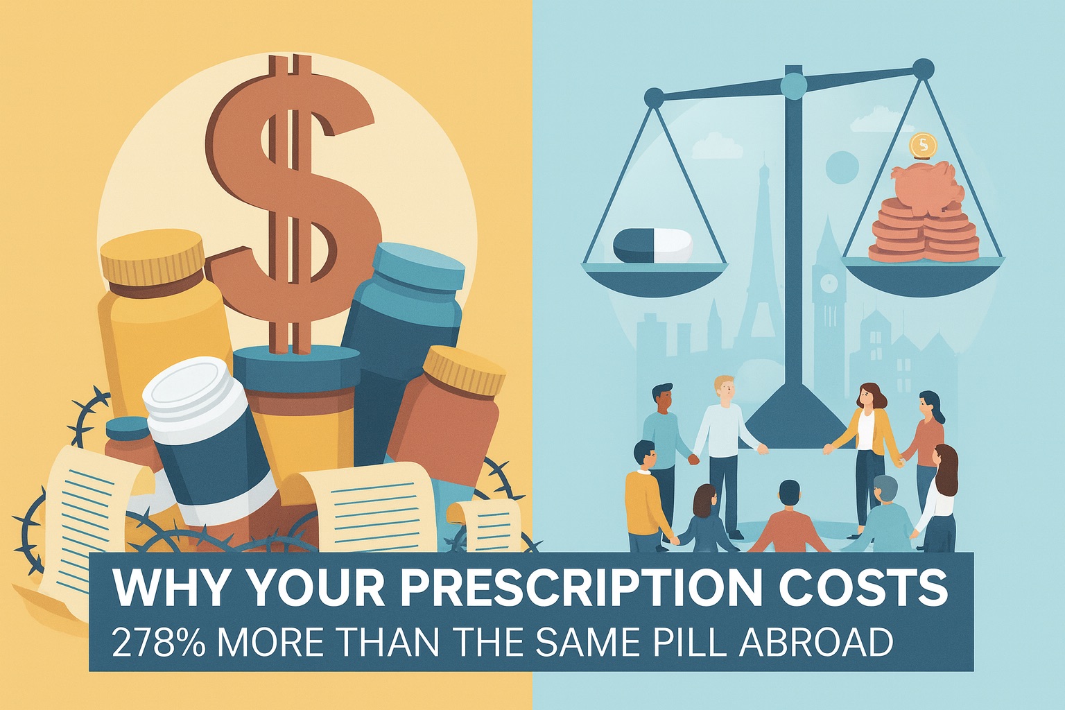 The Price Paradox: Why Your Prescription Costs 278% More Than the Same Pill Abroad