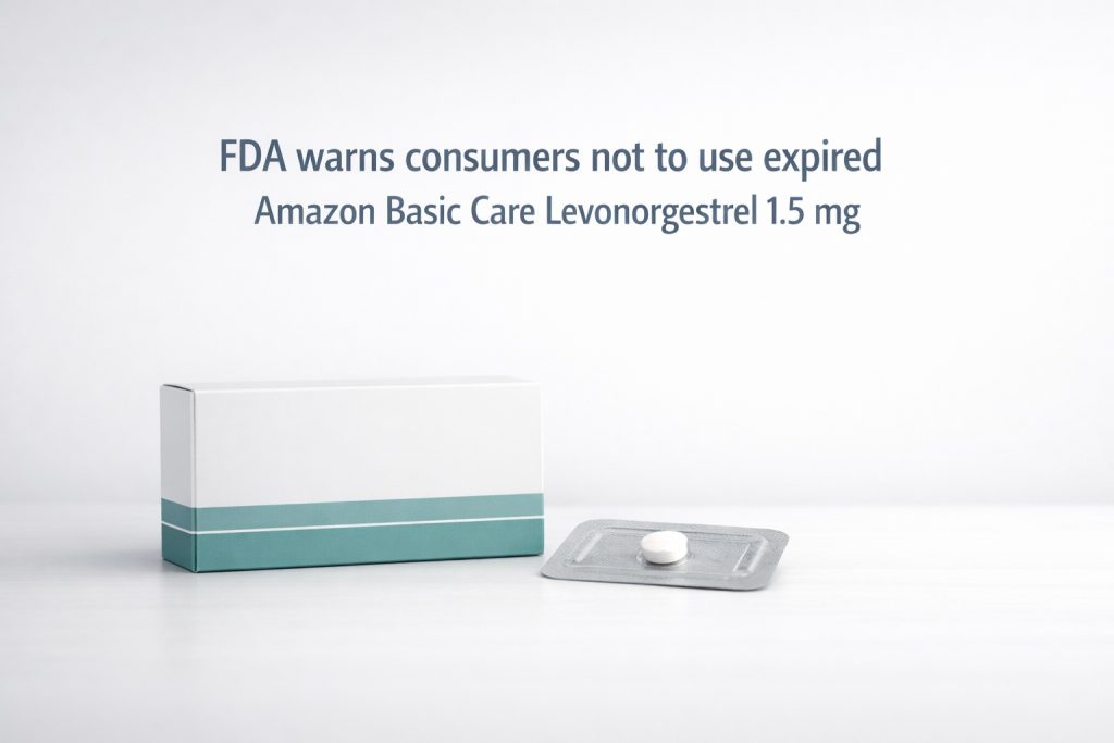 FDA Warns Consumers Not To Use Expired Amazon Basic Care Levonorgestrel 1.5 mg
