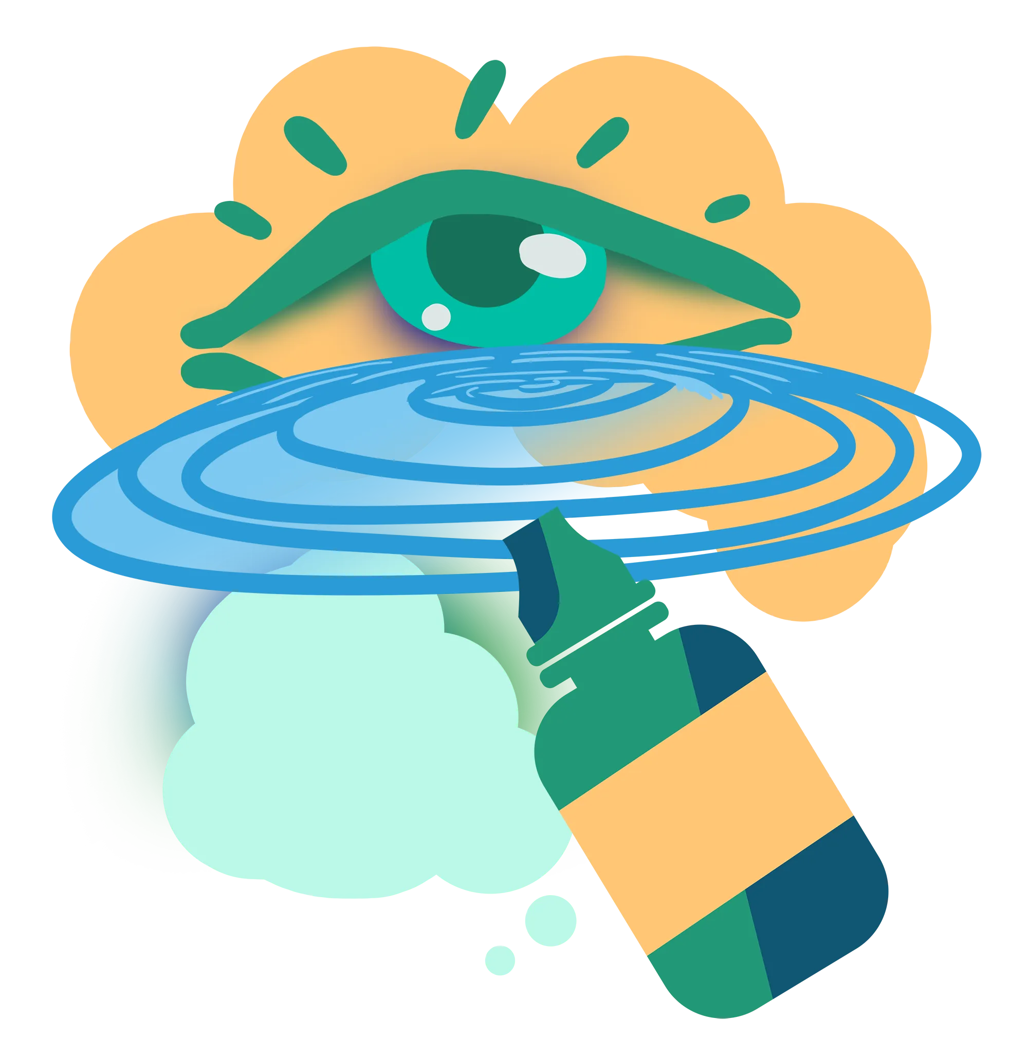 An image representing OPHTHALMIC administration route of this drug.