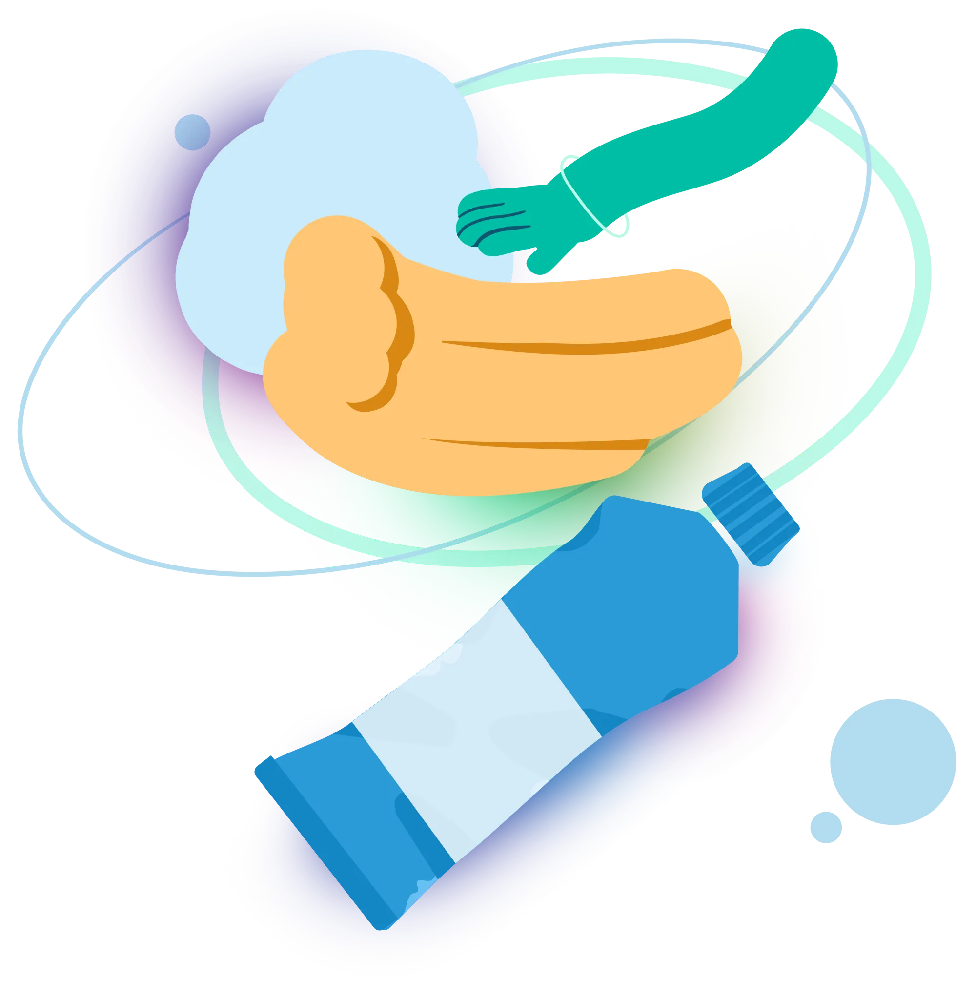 An image representing TOPICAL administration route of this drug.